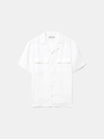 De Sleeve White Shirt