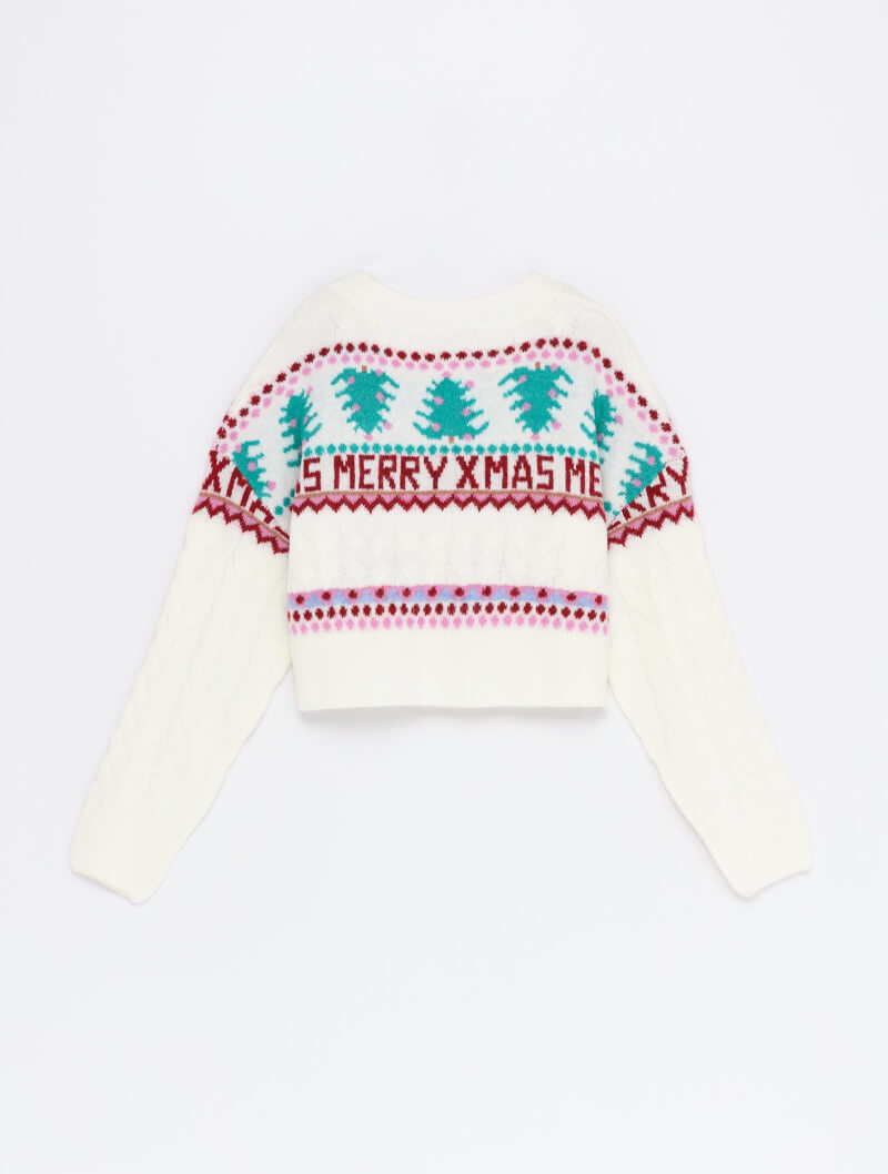 Pullover mat Luuchten