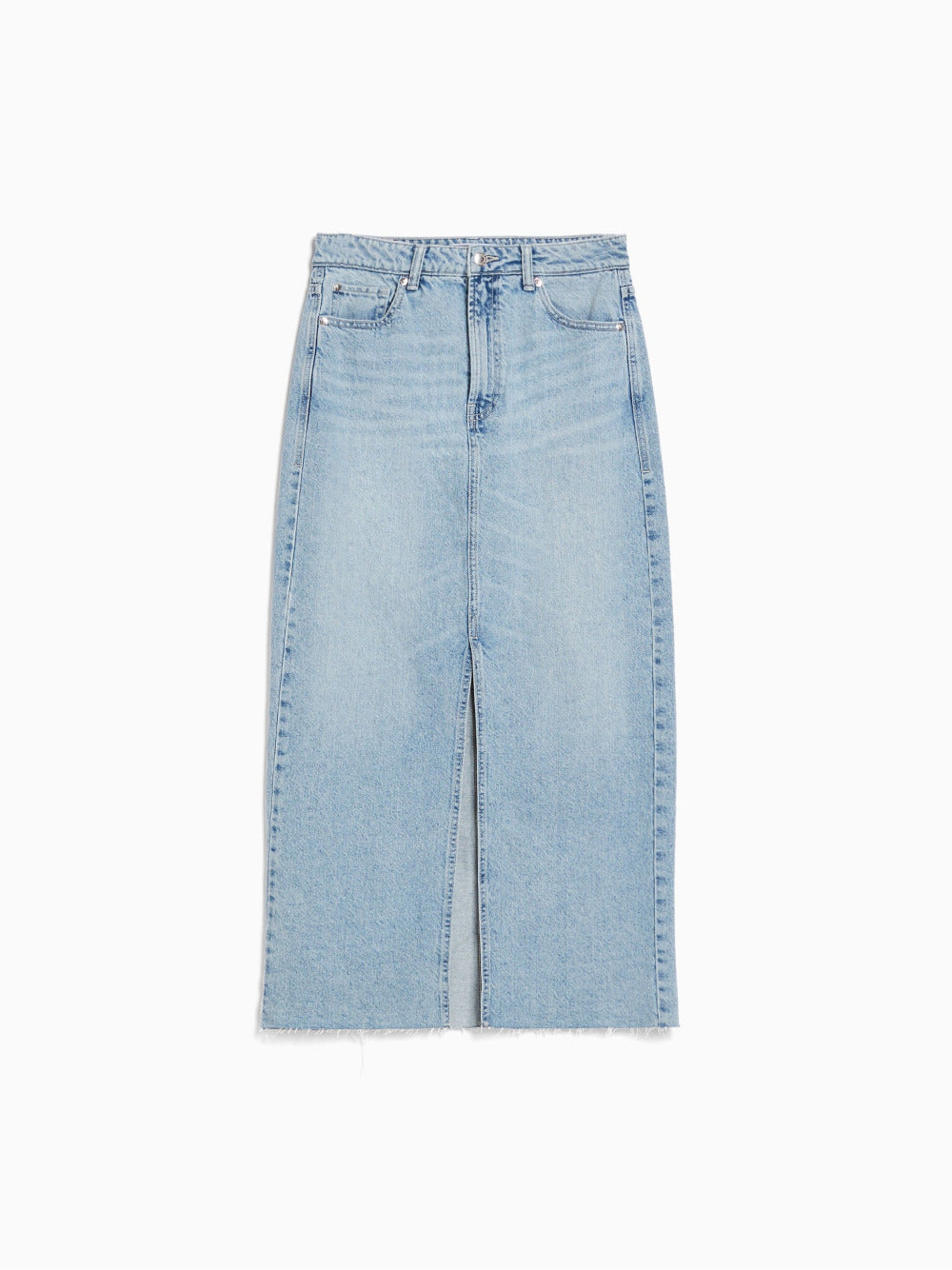 Langer Jeansrock