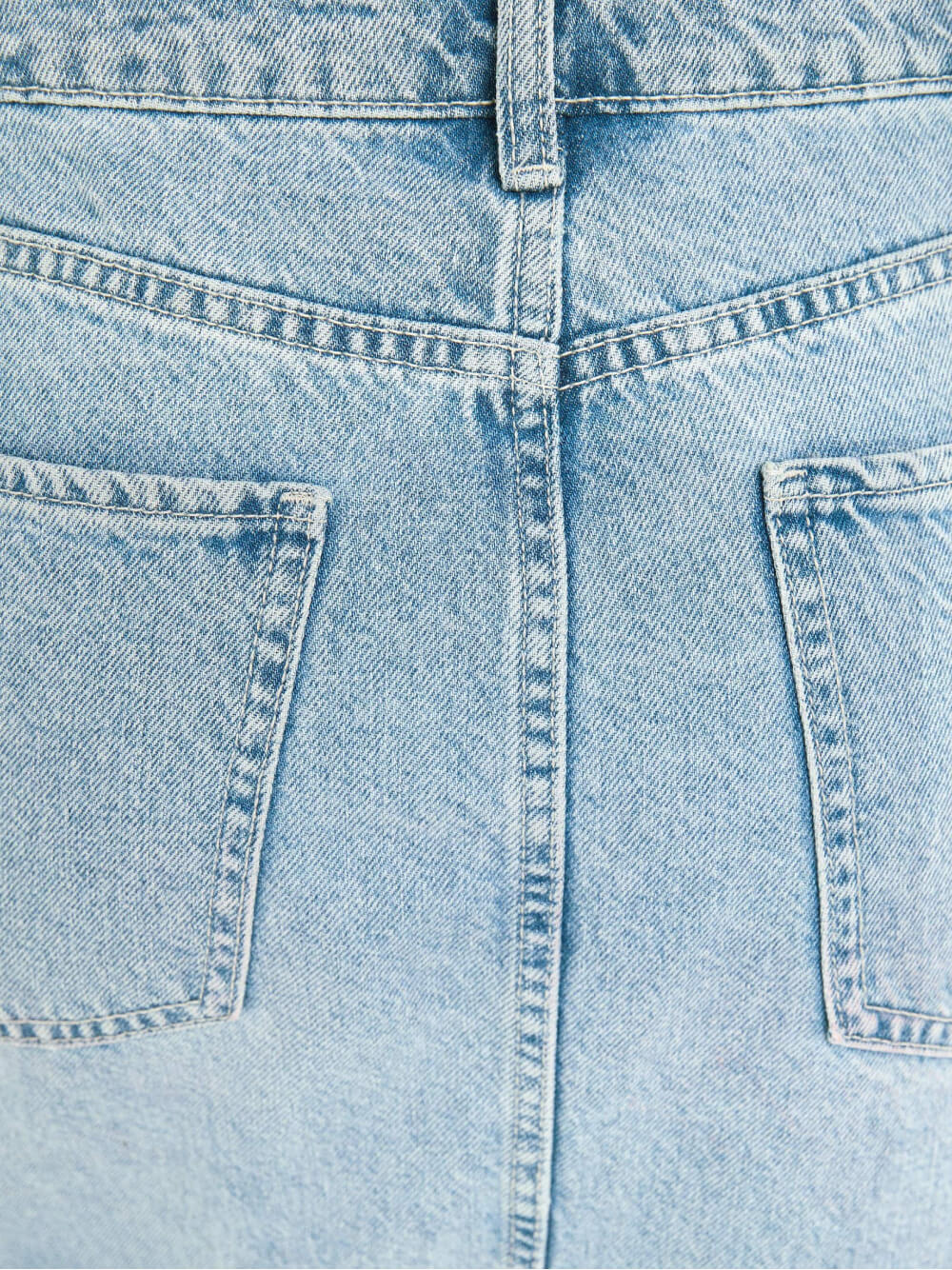 Langer Jeansrock