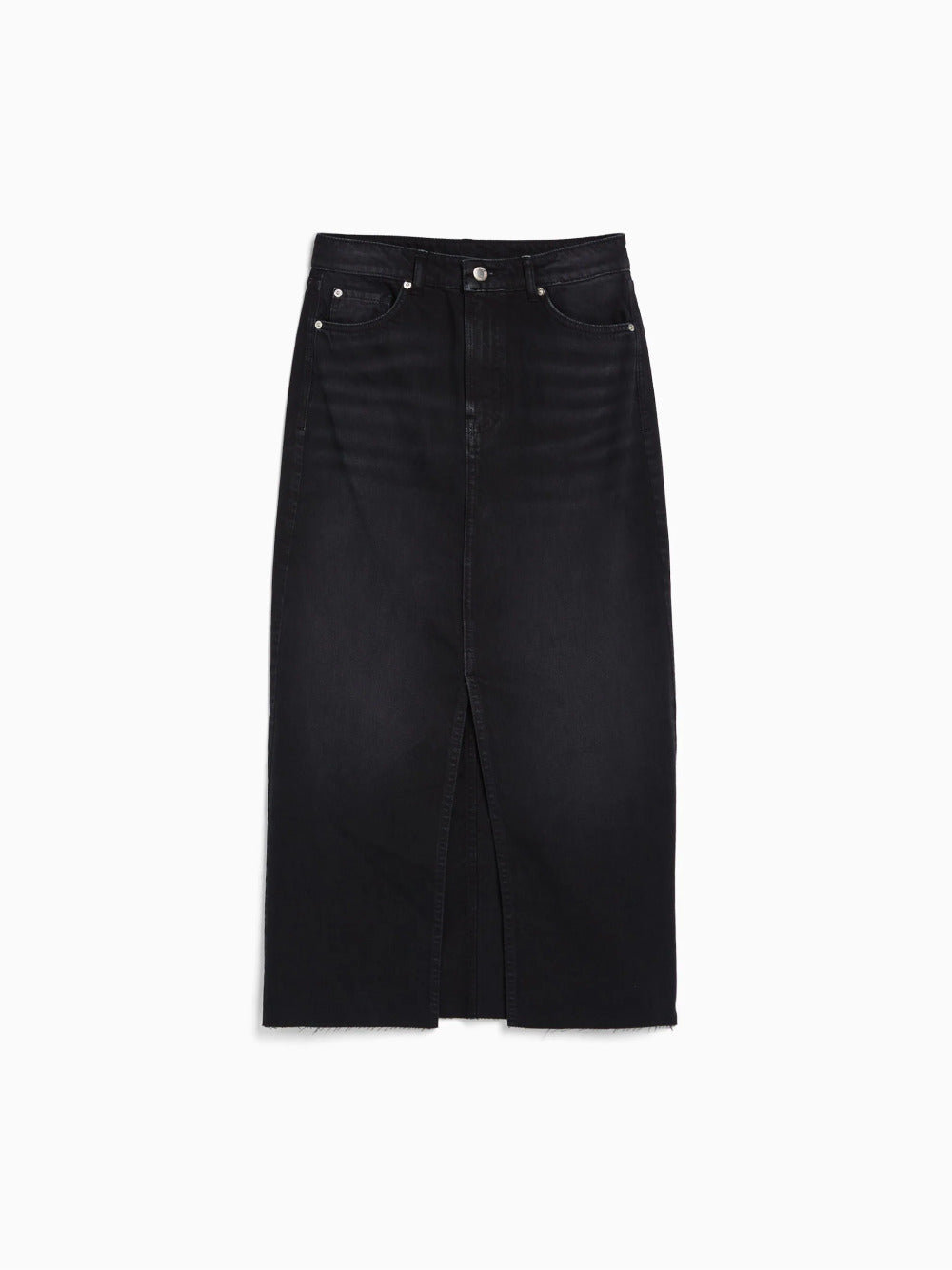 Langer Jeansrock