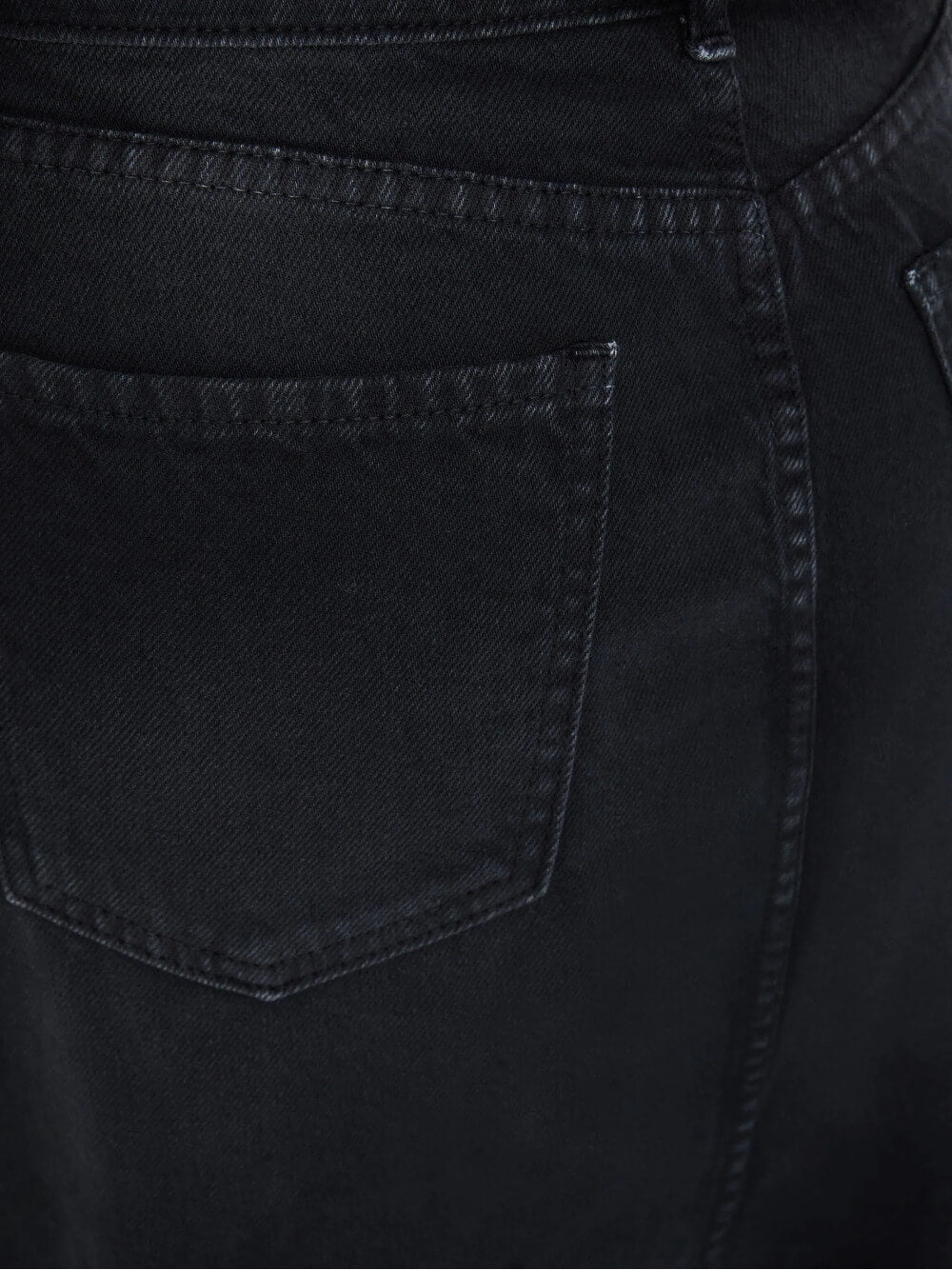 Langer Jeansrock