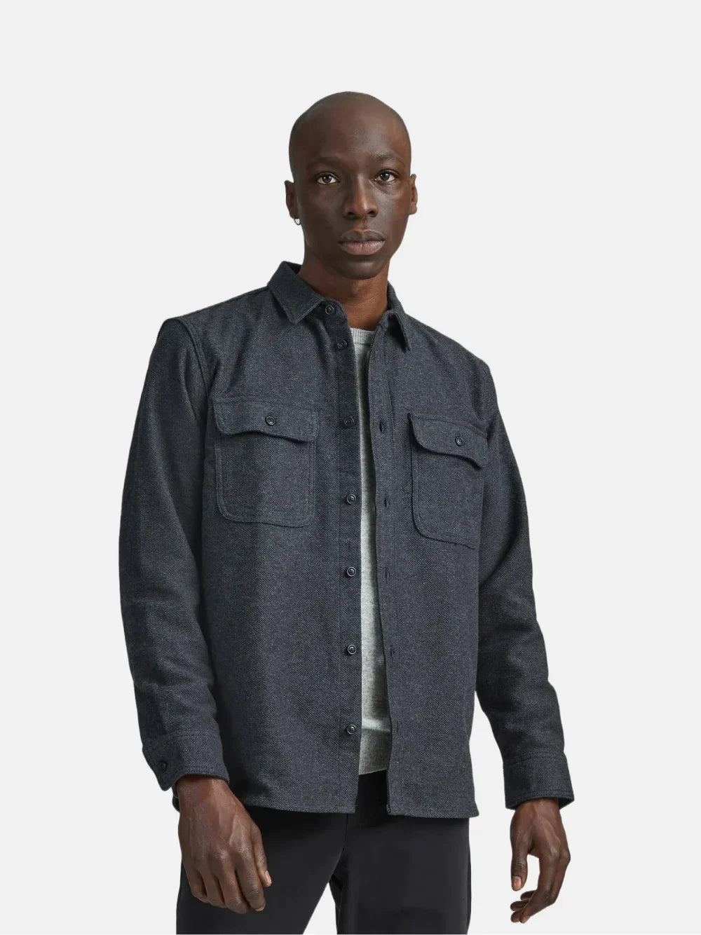 The Heathered Overshirt