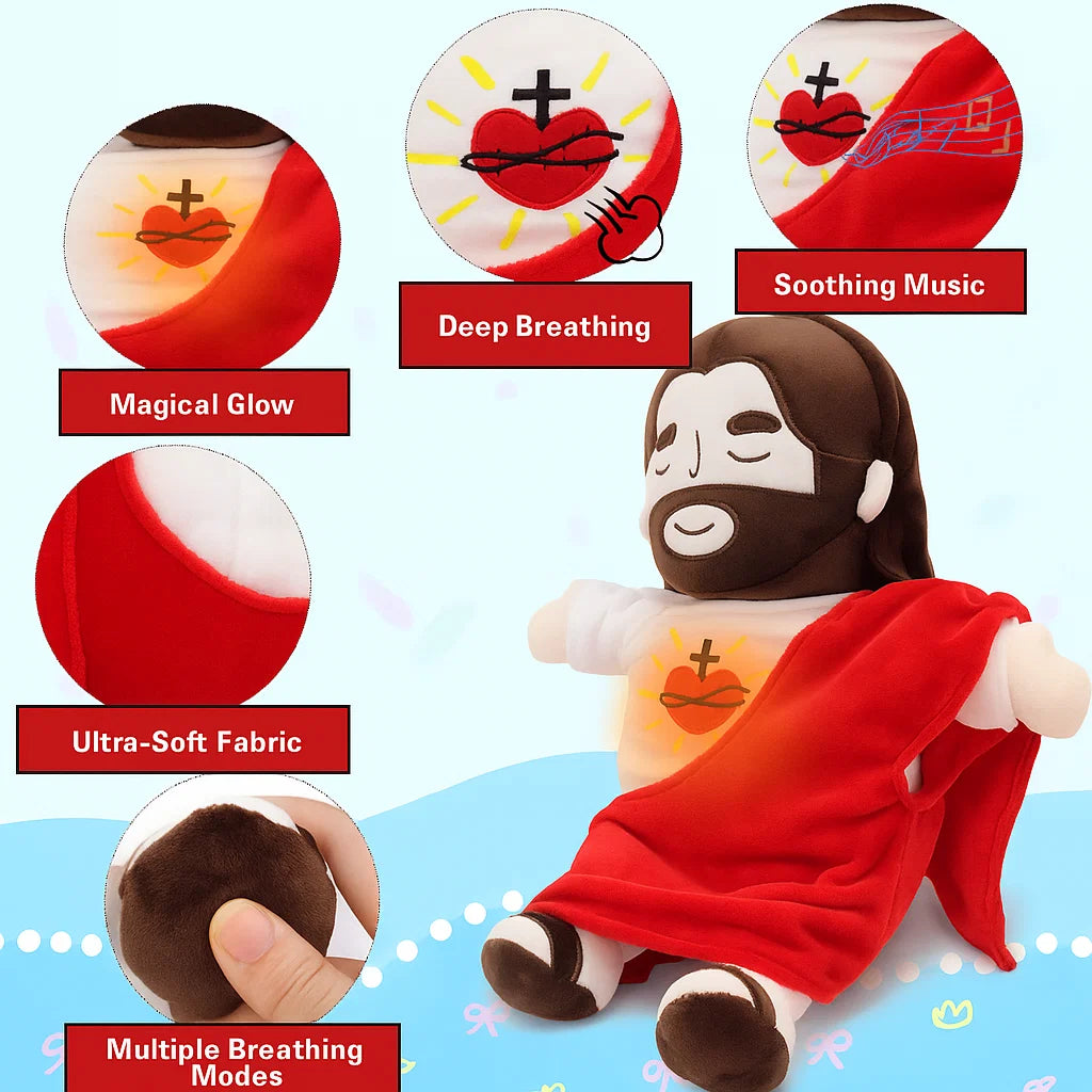 Andas Jesus Plush - Känn dig lugn, sova lugnt, ångestlättnad